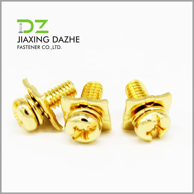 Pan Head Copper Plate Machine Screw