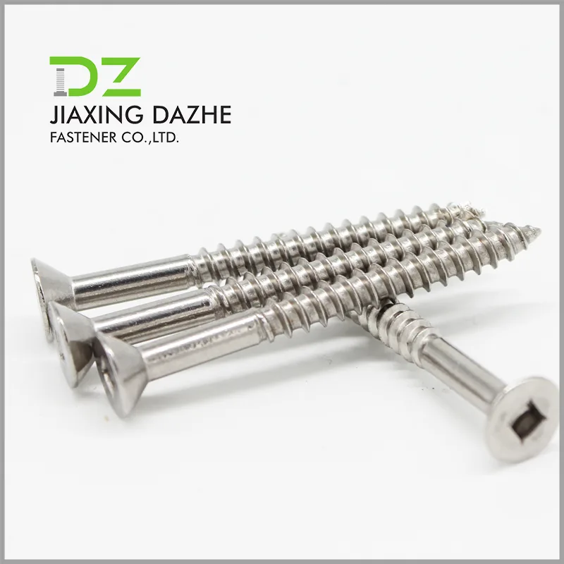 Square Slot Flat Head Self Tapping Screw